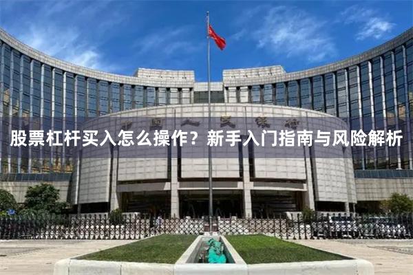 股票杠杆买入怎么操作？新手入门指南与风险解析